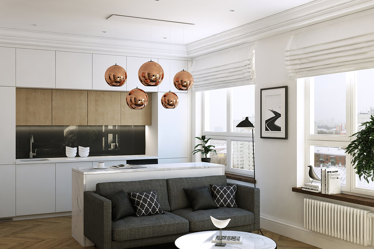 Фотография: Гостиная в стиле Современный, Квартира, Проект недели, Geometrium, ЖК «Филиград» – фото на INMYROOM Фотография: Гостиная в стиле Современный, Квартира, Проект недели, Geometrium, ЖК «Филиград» – фото на INMYROOM