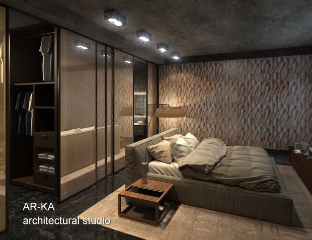 Фото из портфолио LUX Лофт на Мосфильмовской – фотографии дизайна интерьеров на InMyRoom.ru