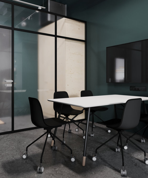 Фото из портфолио Дизайн офиса для IT компании в Москве – фотографии дизайна интерьеров на INMYROOM