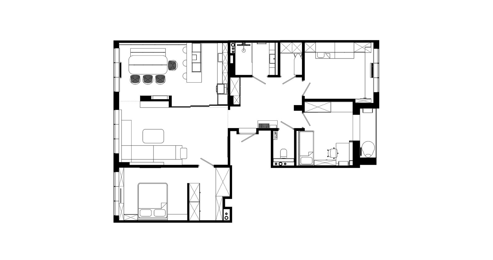 Фотография: Планировки в стиле , Современный, Квартира, Проект недели, Минск, 4 и больше, Более 90 метров, Zrobym architects – фото на INMYROOM Фотография: Планировки в стиле , Современный, Квартира, Проект недели, Минск, 4 и больше, Более 90 метров, Zrobym architects – фото на INMYROOM