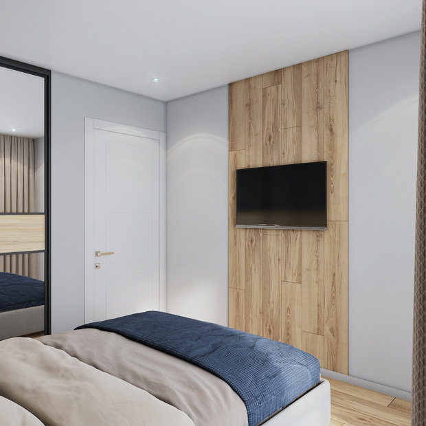 Фото из портфолио Квартира 61,4 м2 (2020) – фотографии дизайна интерьеров на INMYROOM