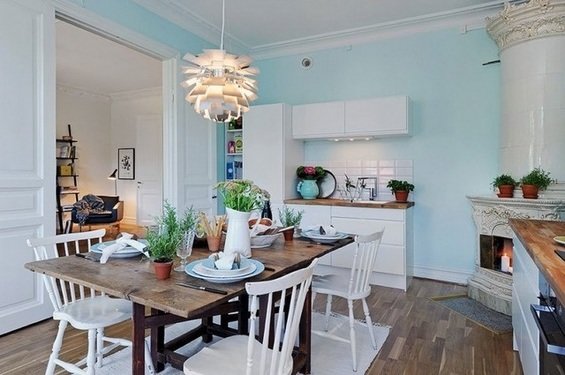 Фотография: Кухня и столовая в стиле Прованс и Кантри, Классический, Скандинавский, Современный – фото на INMYROOM