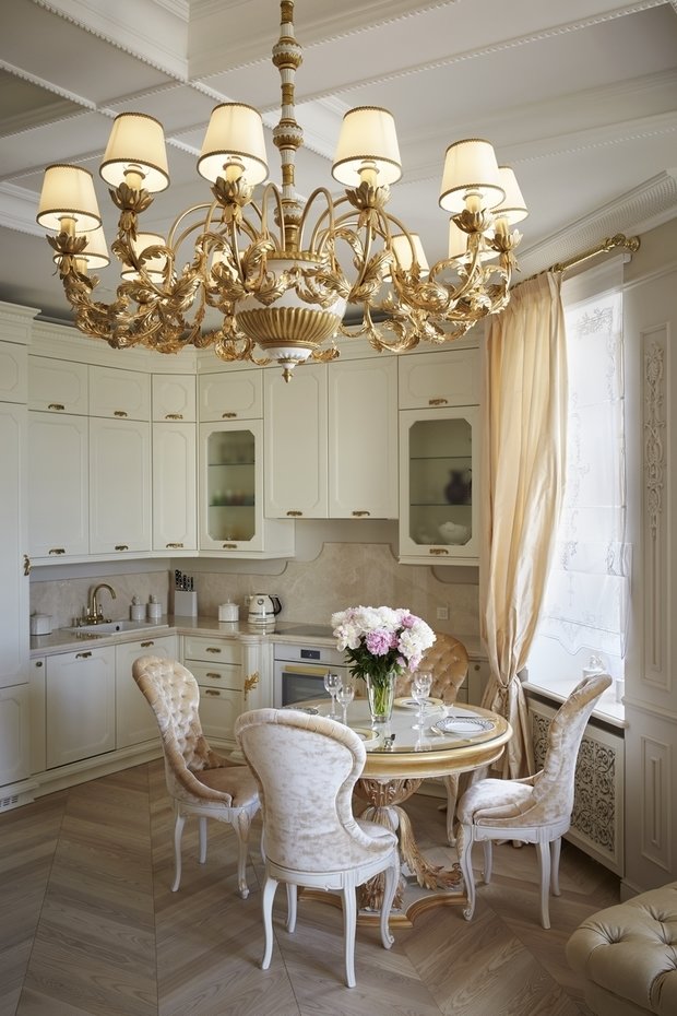 Фото из портфолио Дизайн квартиры в классическом стиле на Остоженке – фотографии дизайна интерьеров на INMYROOM