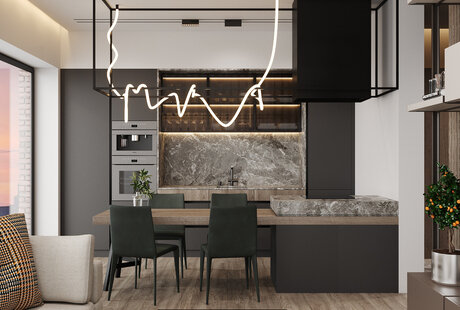 Contemporary apartments