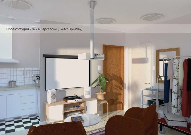 Фото из портфолио студия 27м2 – фотографии дизайна интерьеров на InMyRoom.ru