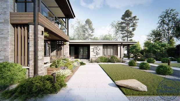 Фото из портфолио Загородный дом в современном стиле – фотографии дизайна интерьеров на INMYROOM