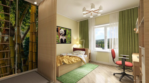 Фото из портфолио Детская для мальчика – фотографии дизайна интерьеров на INMYROOM