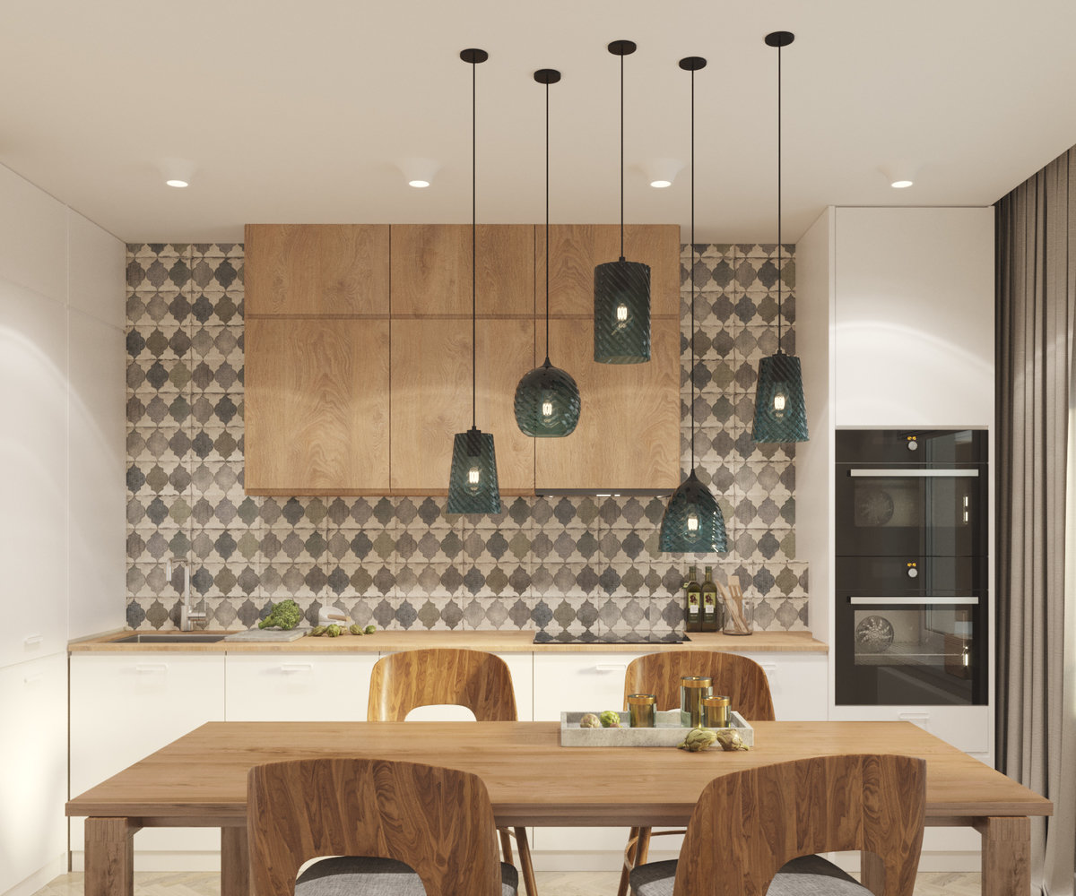 Фотография: Кухня и столовая в стиле Современный, Квартира, Проект дня, Москва, Юлия Чернова, 3 комнаты, 60-90 метров – фото на INMYROOM Фотография: Кухня и столовая в стиле Современный, Квартира, Проект дня, Москва, Юлия Чернова, 3 комнаты, 60-90 метров – фото на INMYROOM