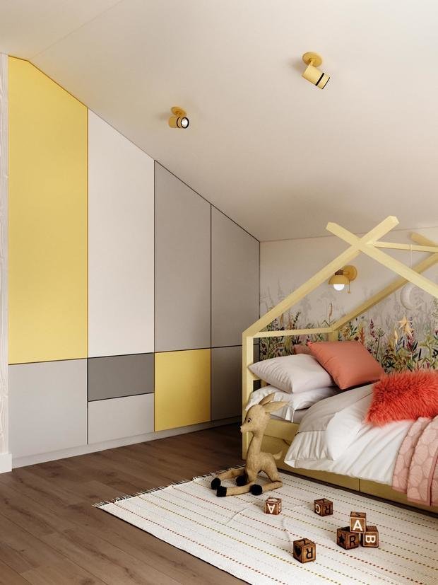 Фотография: Детская в стиле Скандинавский, Дом, Проект недели, Дом и дача, Ленинградская область, 4 и больше, Более 90 метров, Анастасия Рамазанова – фото на INMYROOM