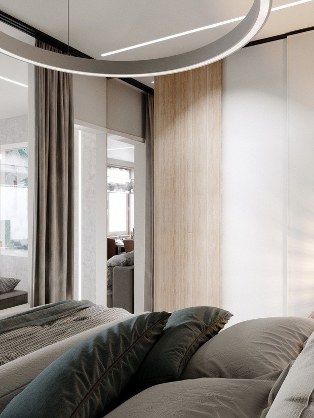 Фото из портфолио Студия для молодого человека. Вид на Елагин – фотографии дизайна интерьеров на INMYROOM