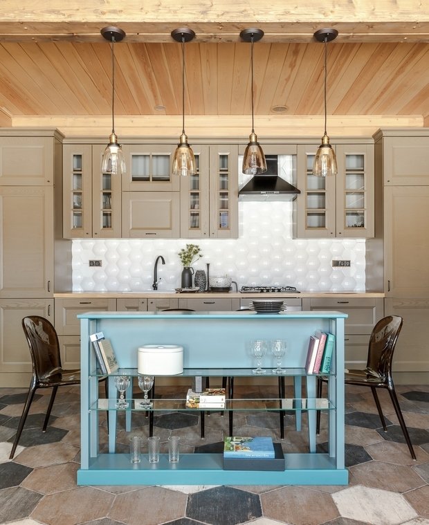 Фотография: Кухня и столовая в стиле Современный, Эко, Дом, Проект недели, Дом и дача, Истринский район, 2 комнаты, 60-90 метров, Дарья Власова, ПРЕМИЯ INMYROOM – фото на INMYROOM