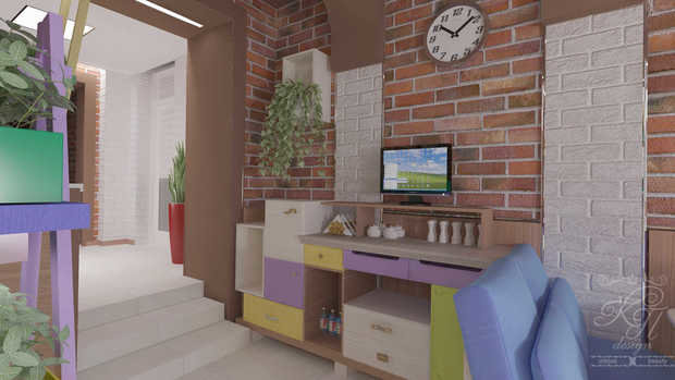 Фото из портфолио Городское кафе – фотографии дизайна интерьеров на INMYROOM