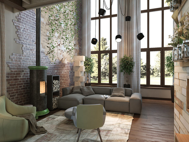 Фото из портфолио немного Лофта – фотографии дизайна интерьеров на INMYROOM