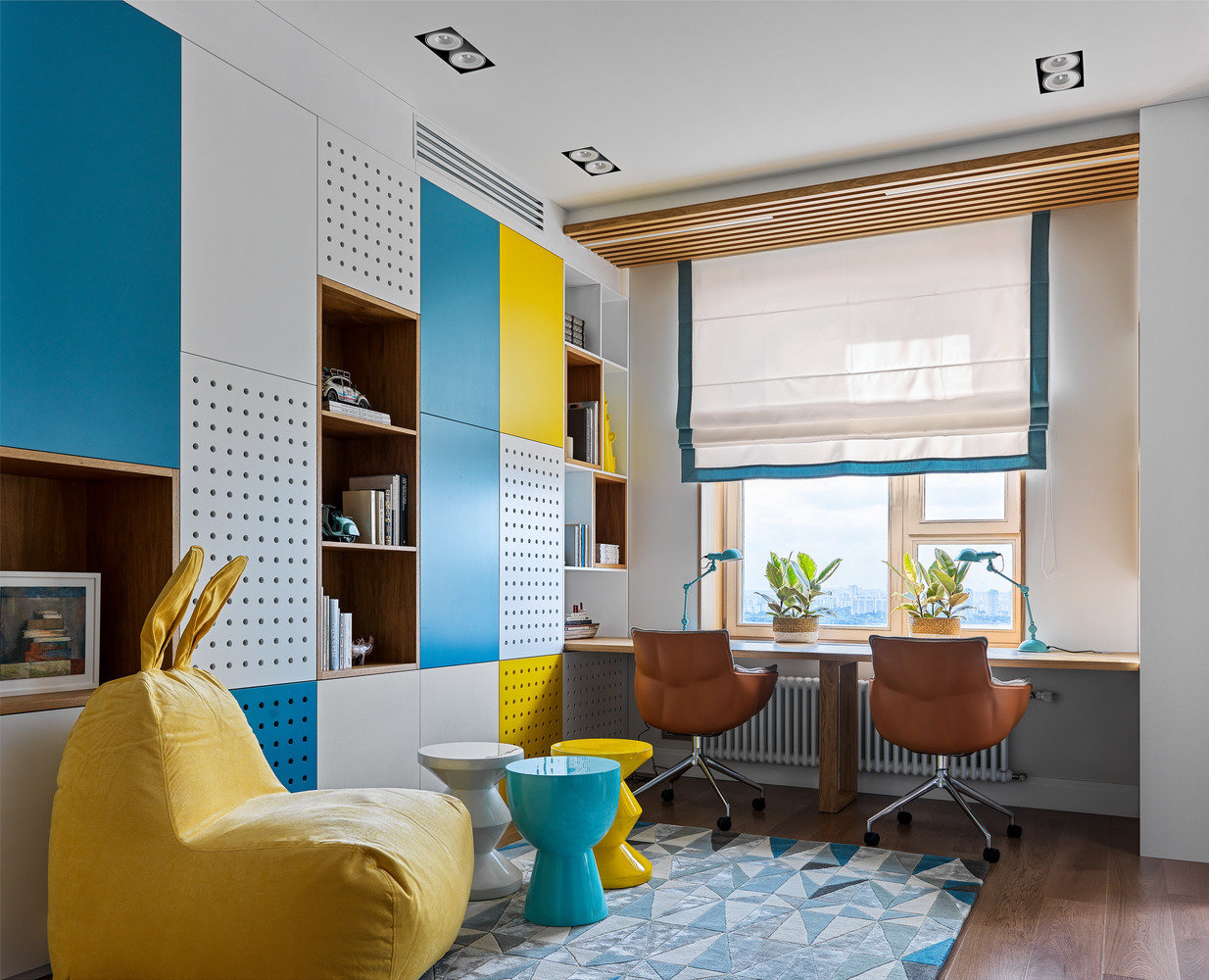 Фотография: Детская в стиле Современный, Квартира, Проект недели, Москва, Мария Рублева, 4 и больше, Более 90 метров, #эксклюзивныепроекты – фото на INMYROOM