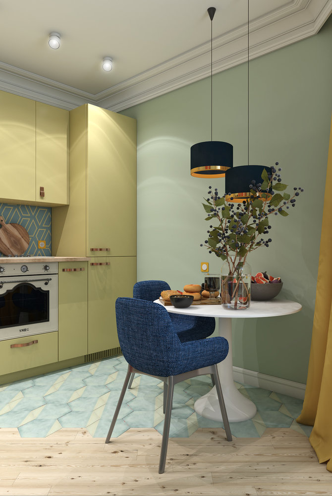 Фотография: Кухня и столовая в стиле Современный, Квартира, Студия, Проект недели, Марина Саркисян, Финляндия, до 40 метров – фото на INMYROOM