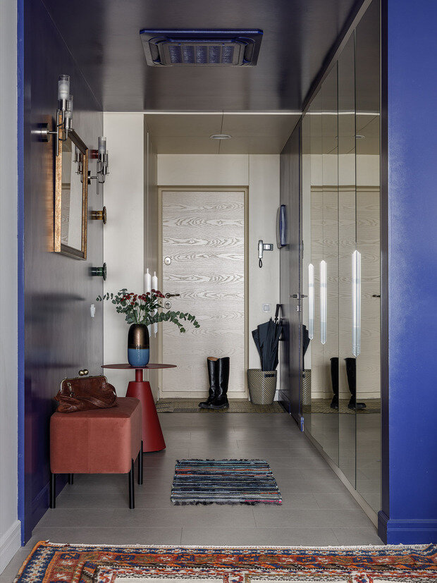 Фотография: Прихожая в стиле Скандинавский, Современный, Эклектика, Квартира, Проект дня, Монолитный дом, 4 и больше, Более 90 метров, Уфа, Лилия Асфандиярова, Винтажный – фото на INMYROOM