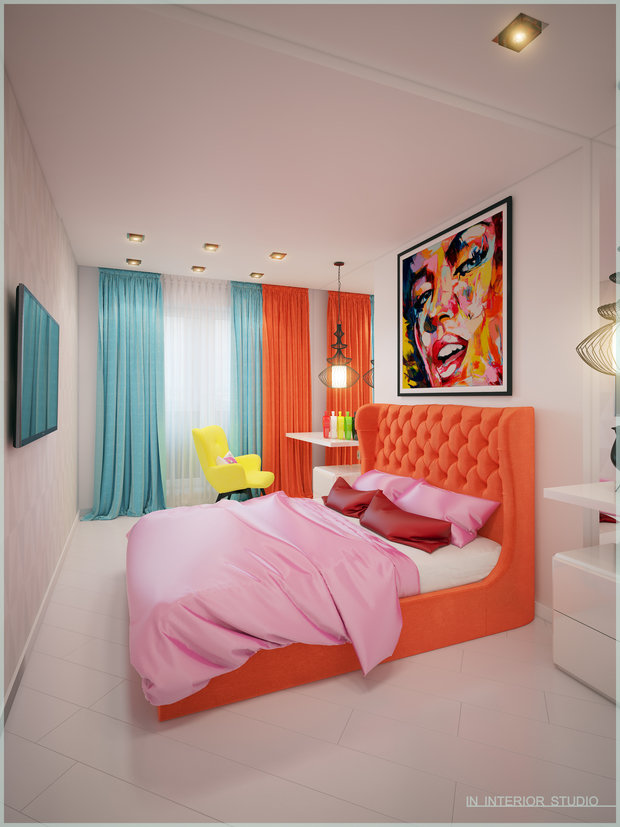 Фото из портфолио Квартира в стиле Поп-Арт – фотографии дизайна интерьеров на INMYROOM