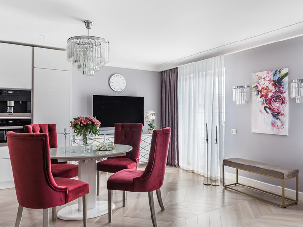 Фотография: Кухня и столовая в стиле Классический, Современный, Квартира, Проект недели, Самара, Artek Design Studio, 4 и больше, Более 90 метров, Оксана Агапонова – фото на INMYROOM