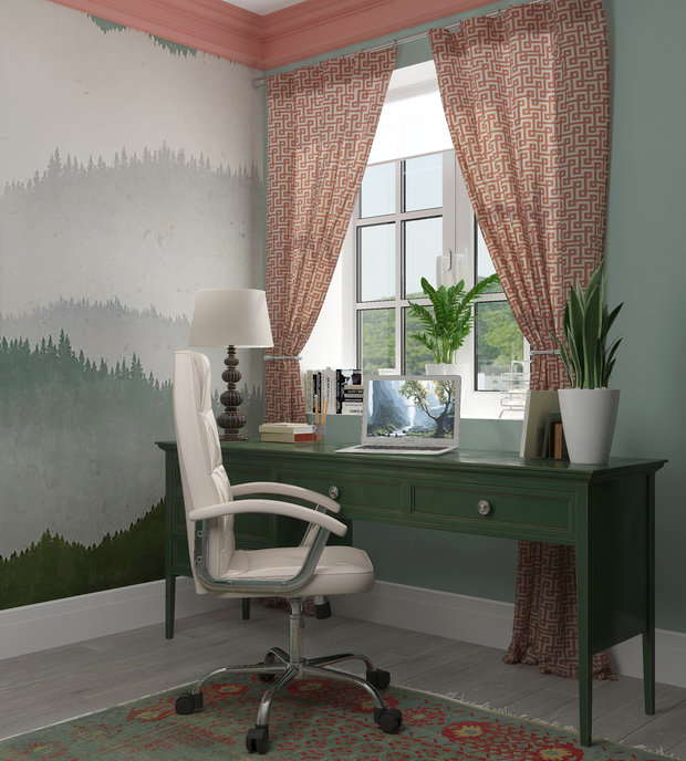 Фото из портфолио Кабинет "Covert" – фотографии дизайна интерьеров на INMYROOM