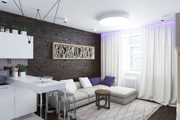 Фото из портфолио КВАРТИРА ДЛЯ АРЕНДЫ 55 КВ.М – фотографии дизайна интерьеров на INMYROOM