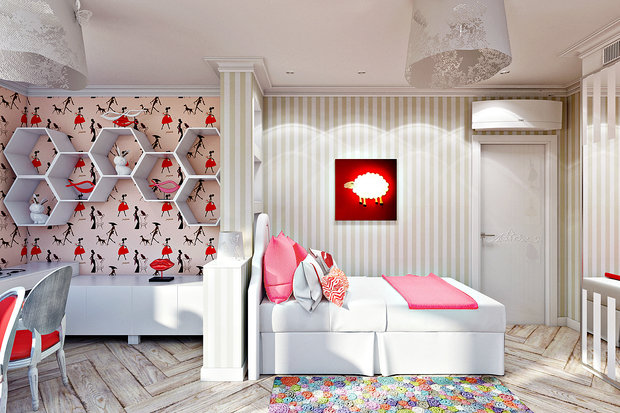 Фото из портфолио "взрослая" детская для модниц – фотографии дизайна интерьеров на INMYROOM