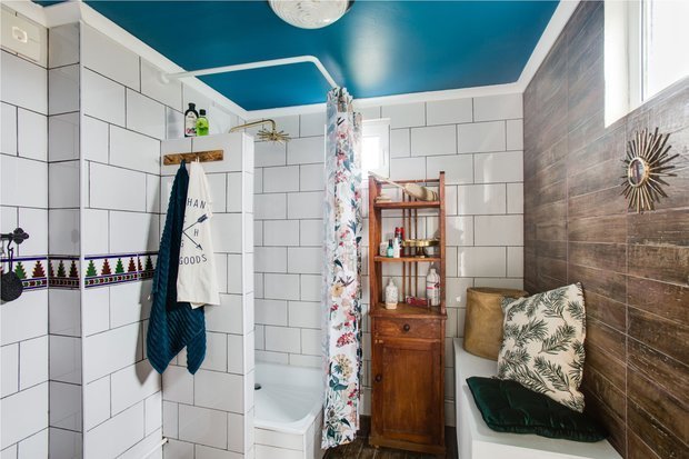 Фотография: Ванная в стиле Скандинавский, Эклектика, Проект недели, Дача, Дом и дача, Московская область, 4 и больше, 40-60 метров, 60-90 метров, Ксения Налетова – фото на INMYROOM