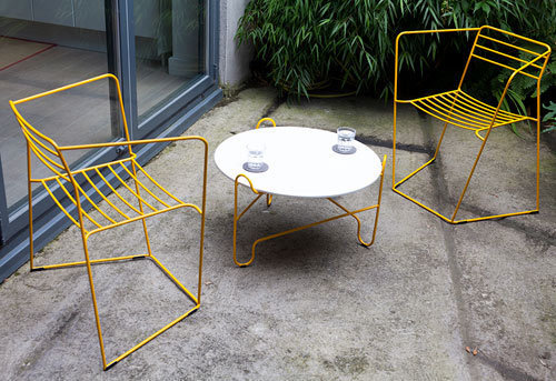 Фотография: Терраса в стиле Лофт, Декор интерьера, Мебель и свет, Стол, Кресло – фото на INMYROOM