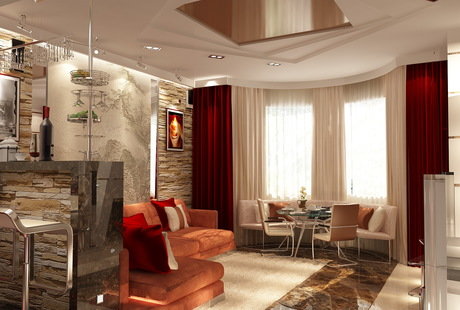 Трехкомнатная квартира 80 кв. м для семьи с ребенком