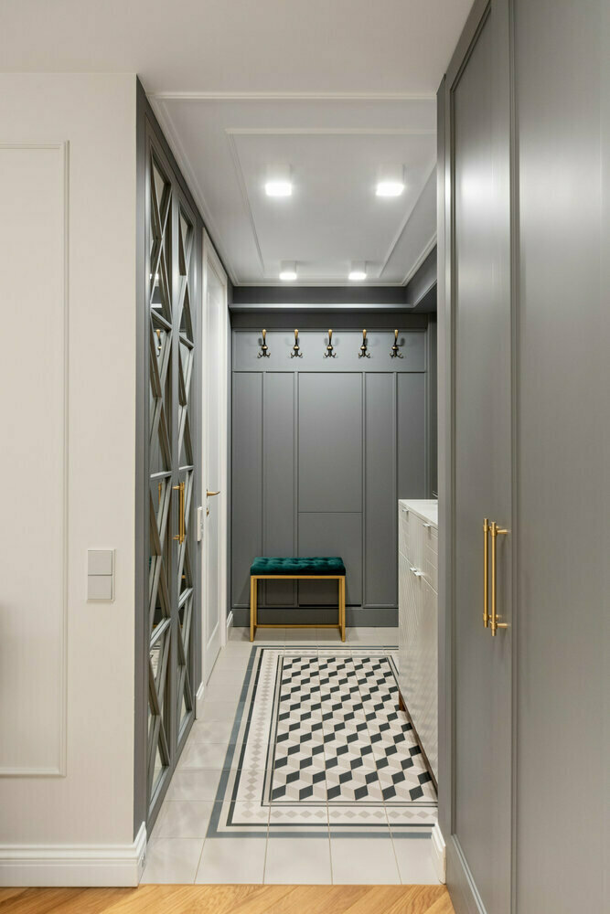 Фотография: в стиле , Прихожая, Переделка, дизайн прихожей, как оформить прихожую, 2 комнаты, 40-60 метров, ремонт во вторичке, удобная прихожая – фото на INMYROOM Фотография: в стиле , Прихожая, Переделка, дизайн прихожей, как оформить прихожую, 2 комнаты, 40-60 метров, ремонт во вторичке, удобная прихожая – фото на INMYROOM