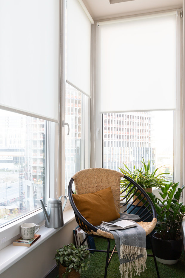 Фотография: Балкон в стиле Современный, Проект недели, Москва, 4 и больше, Более 90 метров, Анастасия Гладышева – фото на INMYROOM