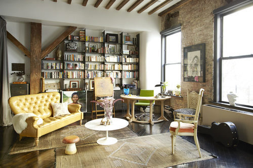 Фотография: Гостиная в стиле Лофт, Эклектика – фото на INMYROOM