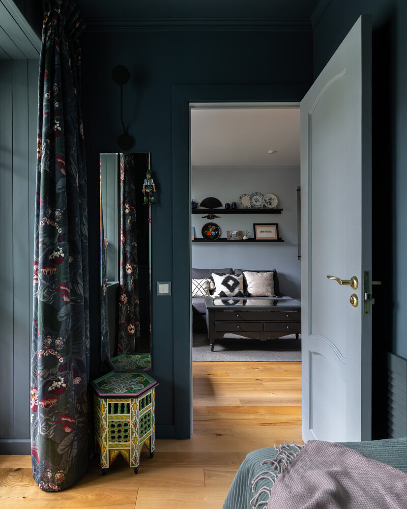 Фотография: Спальня в стиле Прованс и Кантри, Эклектика, Винтажный, рустикальный с элементами современного, Малогабаритная квартира, Квартира, Проект дня, 1 комната, до 40 метров, Соня Кондрашина, Санкт-Петербруг – фото на INMYROOM