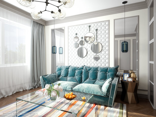 Фото из портфолио Квартира для молодой семьи – фотографии дизайна интерьеров на INMYROOM