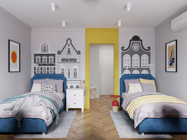 Фотография: Детская в стиле Современный, Эклектика, Квартира, Проект недели, Самара, 3 комнаты, Более 90 метров, Айгуль Султанова – фото на INMYROOM