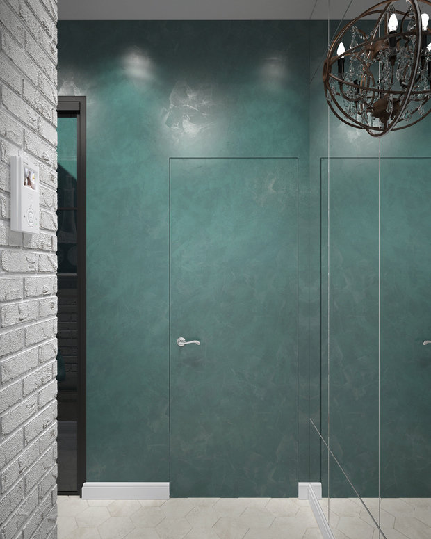 Фотография: Прихожая в стиле Скандинавский, Современный, Квартира, Проект недели, Москва, Монолитный дом, 3 комнаты, 60-90 метров, ЖК «Невский», Инна Азорская – фото на INMYROOM