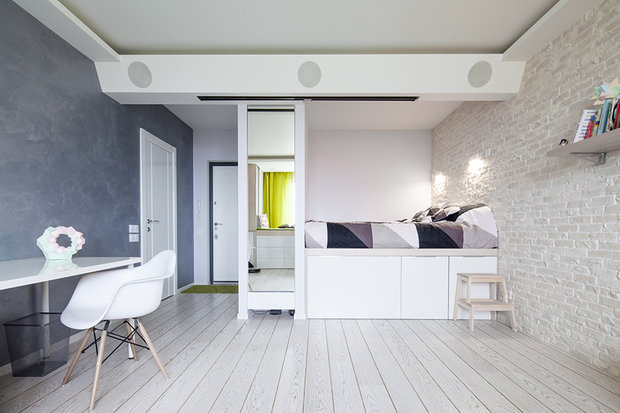 Фото из портфолио Квартира-студия – фотографии дизайна интерьеров на INMYROOM