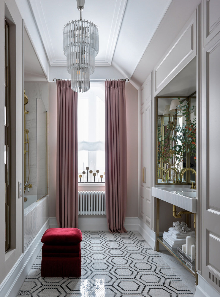 Фотография: Ванная в стиле Классический, Современный, Дом, Проект недели, Зеленый, Бежевый, Желтый, Голубой, Более 90 метров, TaupeHome, ПРЕМИЯ INMYROOM – фото на INMYROOM Фотография: Ванная в стиле Классический, Современный, Дом, Проект недели, Зеленый, Бежевый, Желтый, Голубой, Более 90 метров, TaupeHome, ПРЕМИЯ INMYROOM – фото на INMYROOM