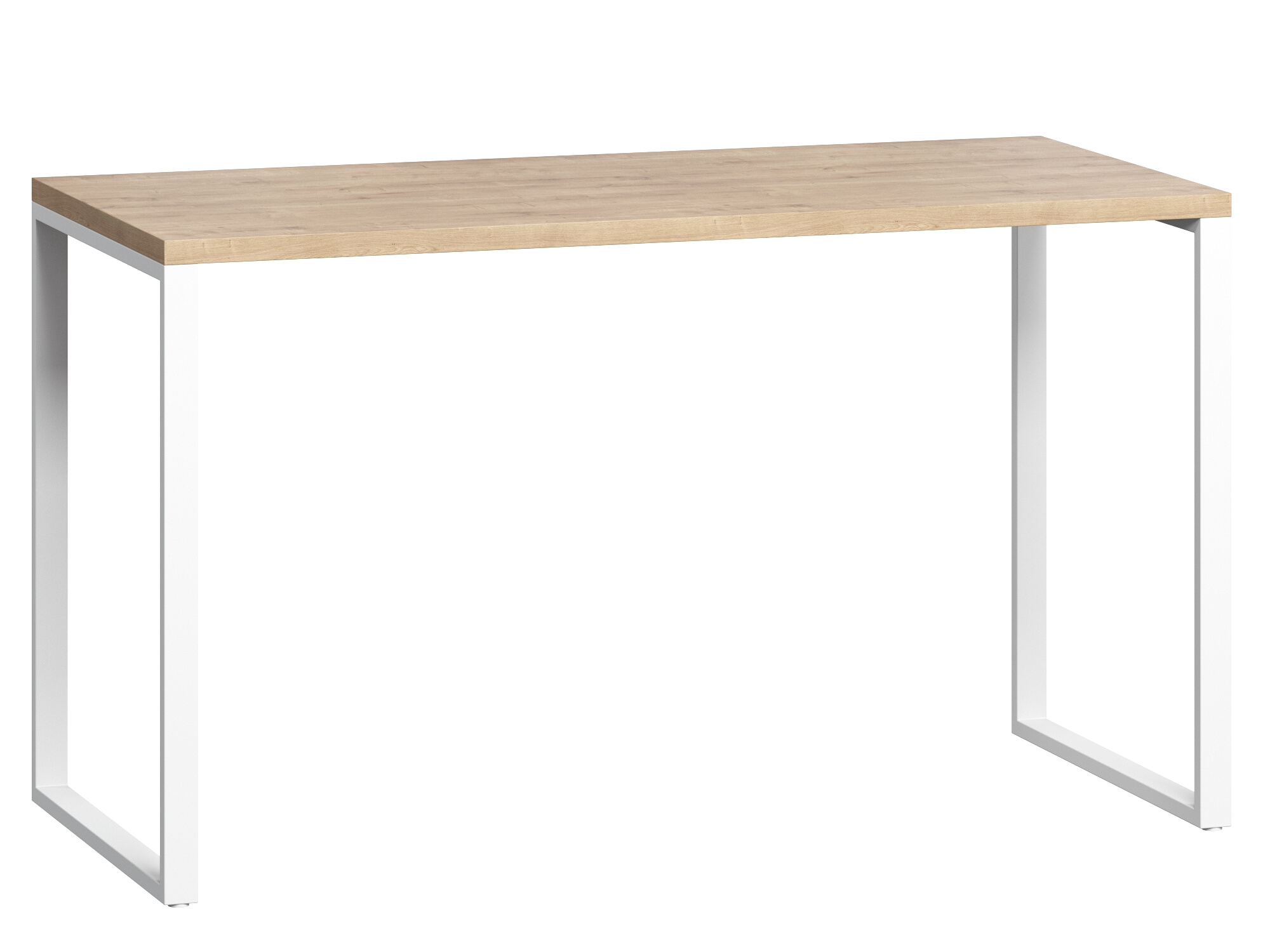 Стол письменный Мальборк цвета Дуб Сонома с белым основанием 