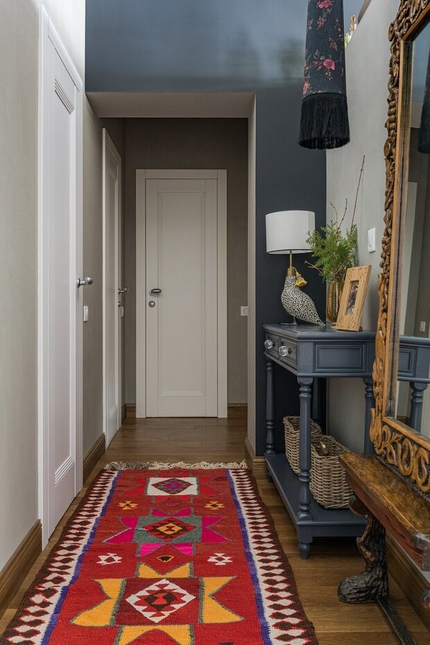 Фотография: Прихожая в стиле Прованс и Кантри, Эклектика, Винтажный, Квартира, Проект недели, Блочный дом, 3 комнаты, Более 90 метров, Уфа, Юлия Мусина, Александр Сафаров, PRSPKT Architects – фото на INMYROOM