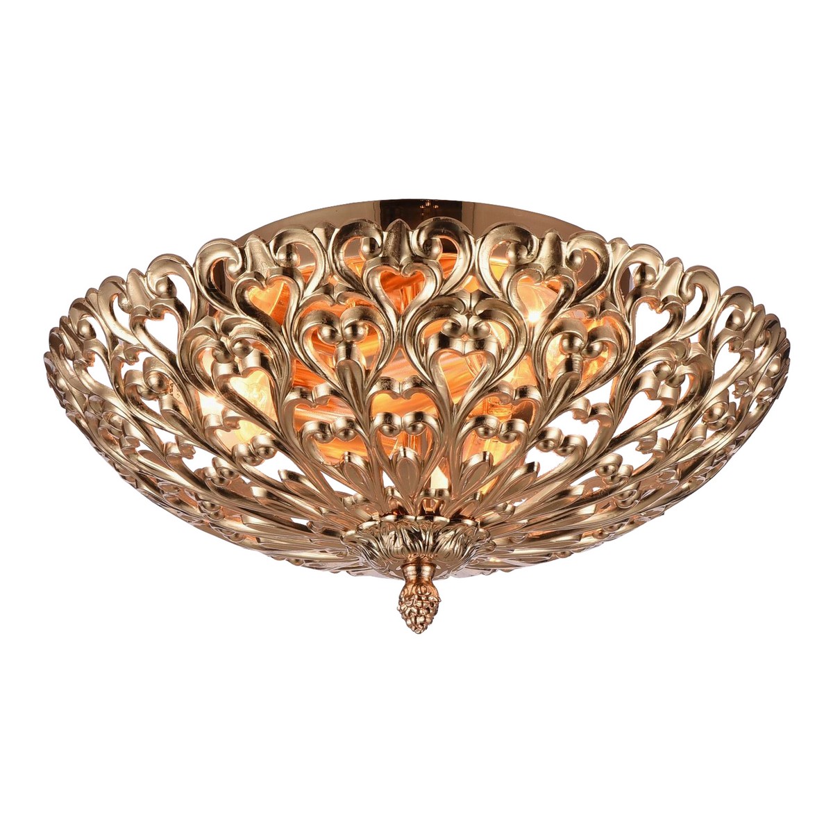 Потолочная люстра Cipollone золотого цвета