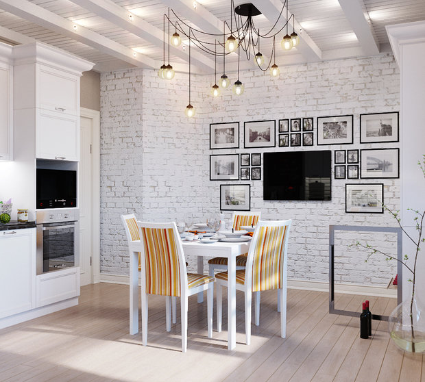 Фото из портфолио Дизайн кухни - традиционный стиль с изюминкой – фотографии дизайна интерьеров на INMYROOM