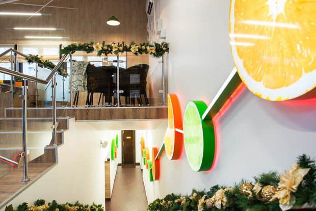 Фото из портфолио Дизайн интерьера ресторана "Цитрус" – фотографии дизайна интерьеров на INMYROOM