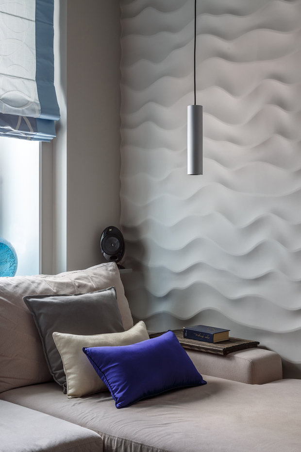 Фотография: Мебель и свет в стиле Современный, Квартира, Проект недели, Москва, Ирина Крашенинникова, Панельный дом, 3 комнаты, 60-90 метров, Серия ГМС-2001 – фото на INMYROOM