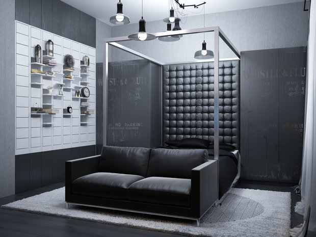 Фото из портфолио Брутальная комната – фотографии дизайна интерьеров на INMYROOM