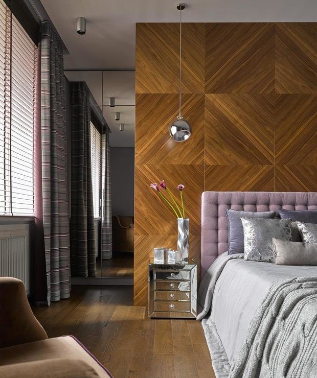 Визуализация интерьера спальни в современном стиле