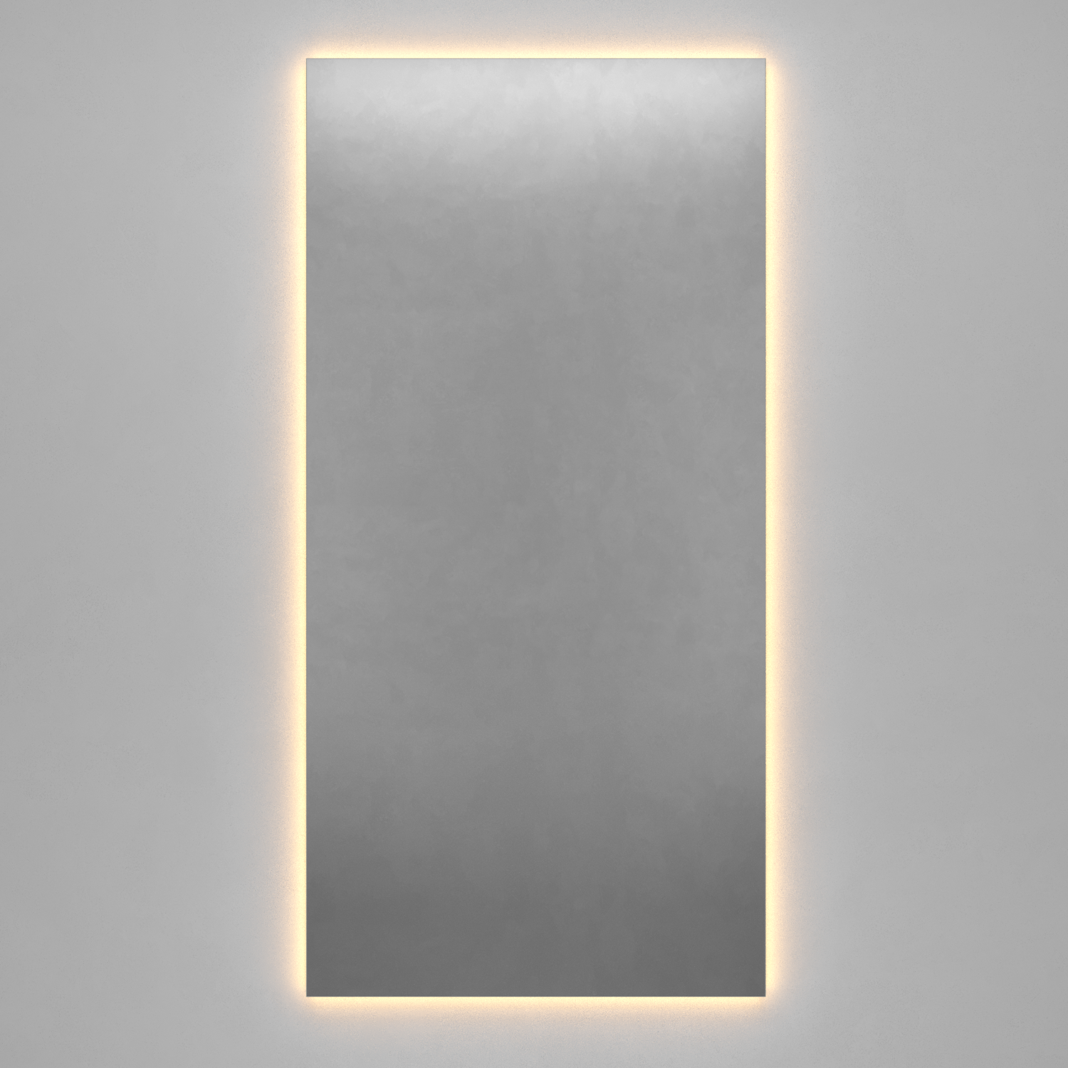 Прямоугольной зеркало большое с тёплой подсветкой Halfeo NF LED XL