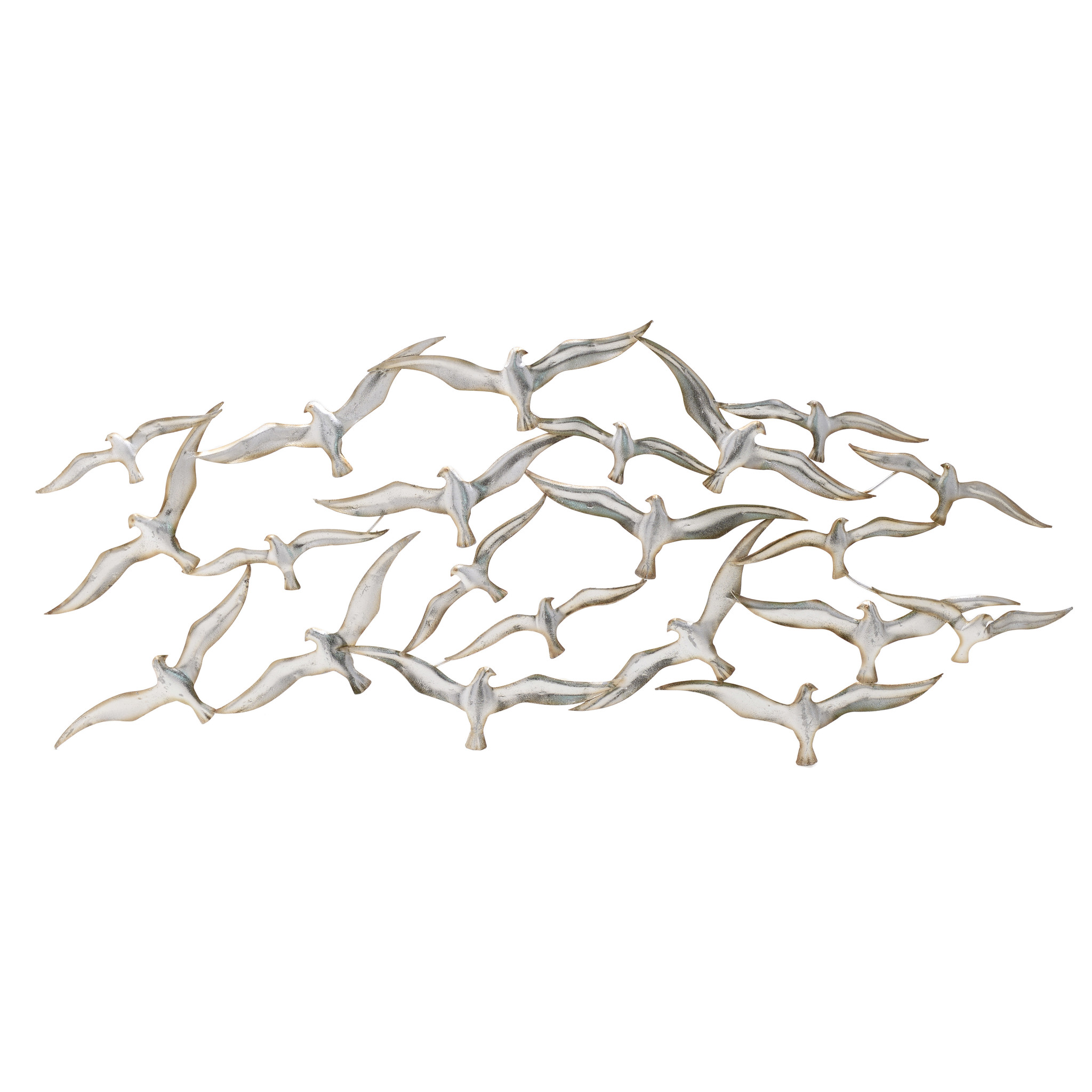 Настенный декор серебристого цвета