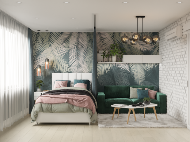 Фото из портфолио Однокомнатная квартира 44 кв.м. – фотографии дизайна интерьеров на INMYROOM