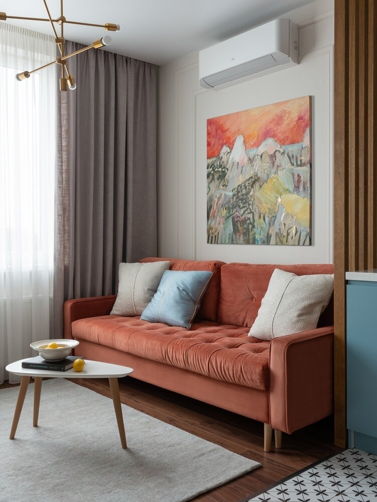 Фотография: Гостиная в стиле Современный, Квартира, Проект недели, Санкт-Петербург, 3 комнаты, 60-90 метров, VizDiz – фото на INMYROOM Фотография: Гостиная в стиле Современный, Квартира, Проект недели, Санкт-Петербург, 3 комнаты, 60-90 метров, VizDiz – фото на INMYROOM