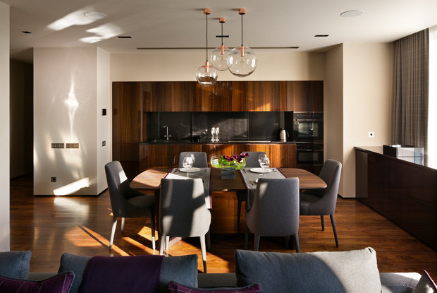 Фото из портфолио Grey and Walnut – фотографии дизайна интерьеров на INMYROOM